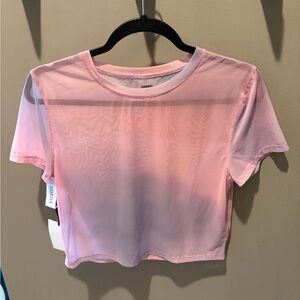 Aritzia Pink Sheer Women's Top